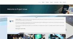 Desktop Screenshot of projectisizwe.org